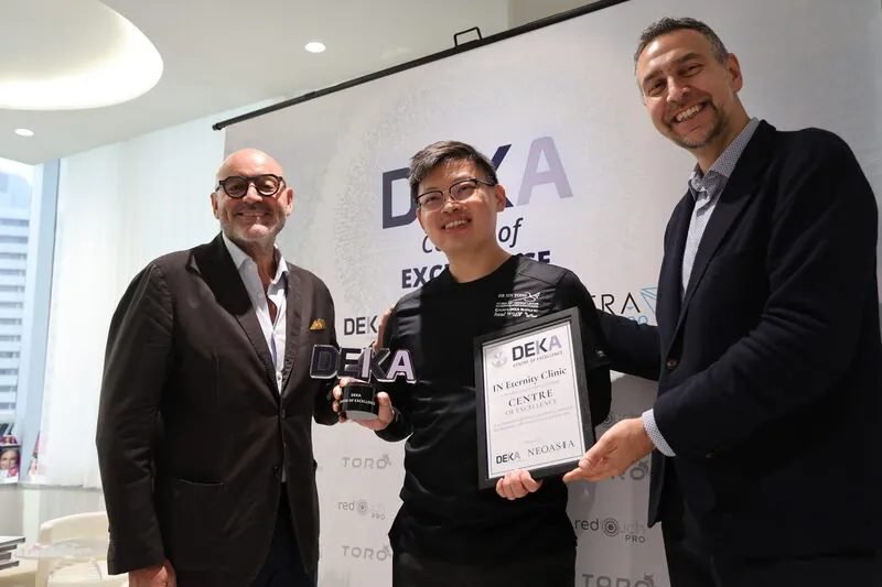 Receiving DEKA Centre of Excellence certification — July 2026